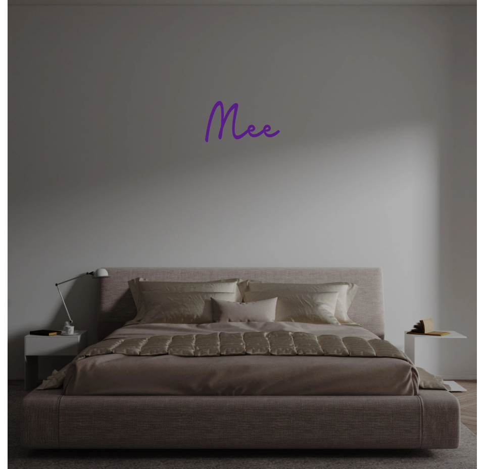 Custom text: Mee